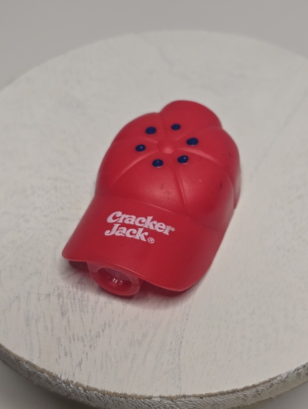 2000 Cracker Jack Prize Toy Shape of a Red Baseball Cap [ Read Details ]